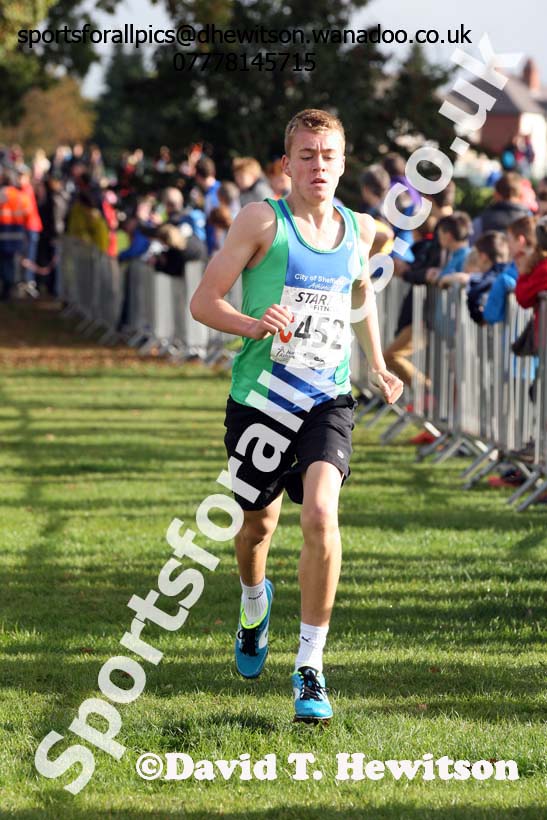 Mens under-17s Northern Cross Country Relays, Graves Park, Sheffield. Photo: David T. Hewitson/Sports for All Pics